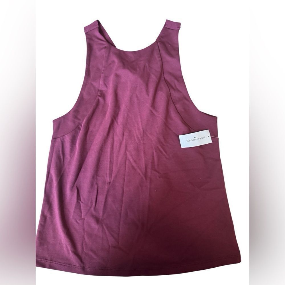 Banana Republic Purple Sleeveless Tank Top